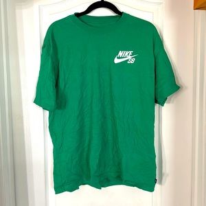 Green Nike shirt